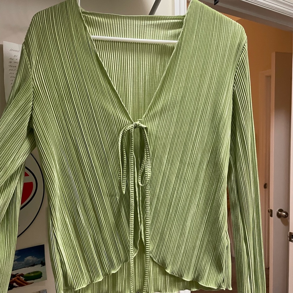 Green Tie Shirt